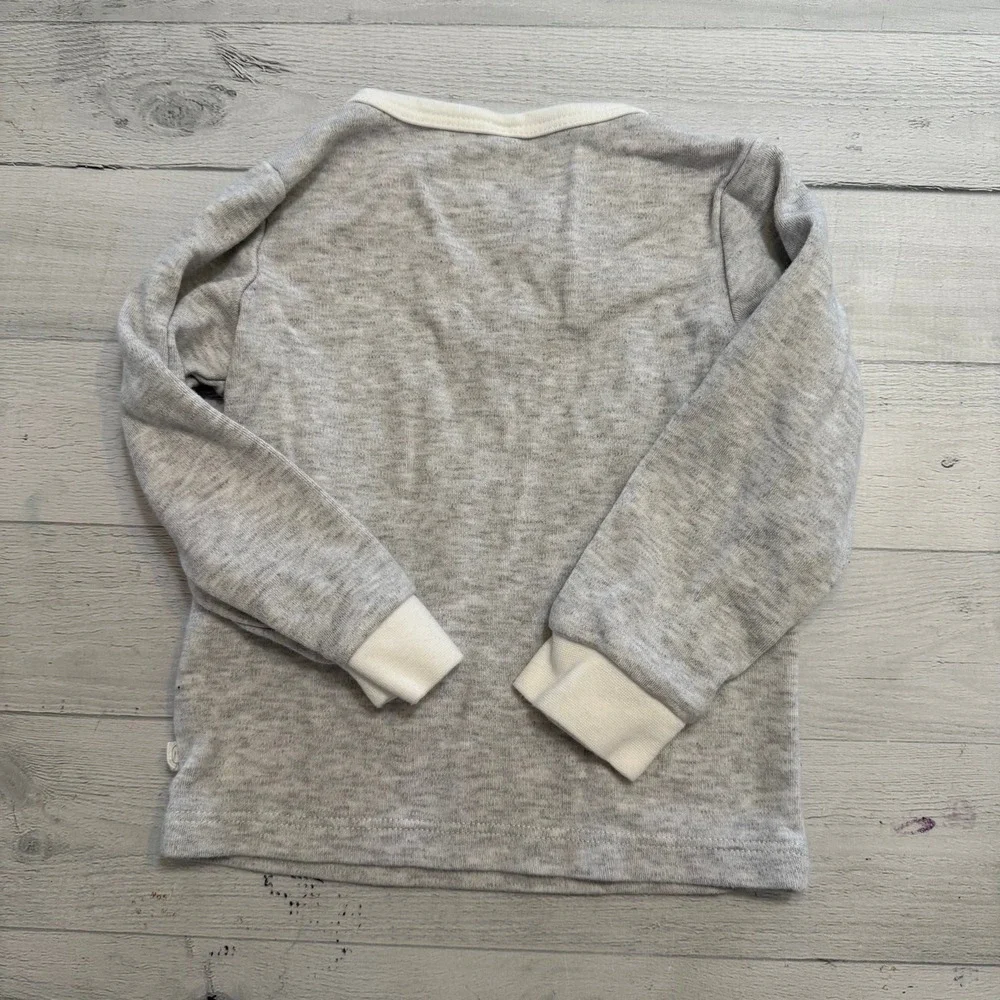 Mori Baby grey‎ pajama top 2/3